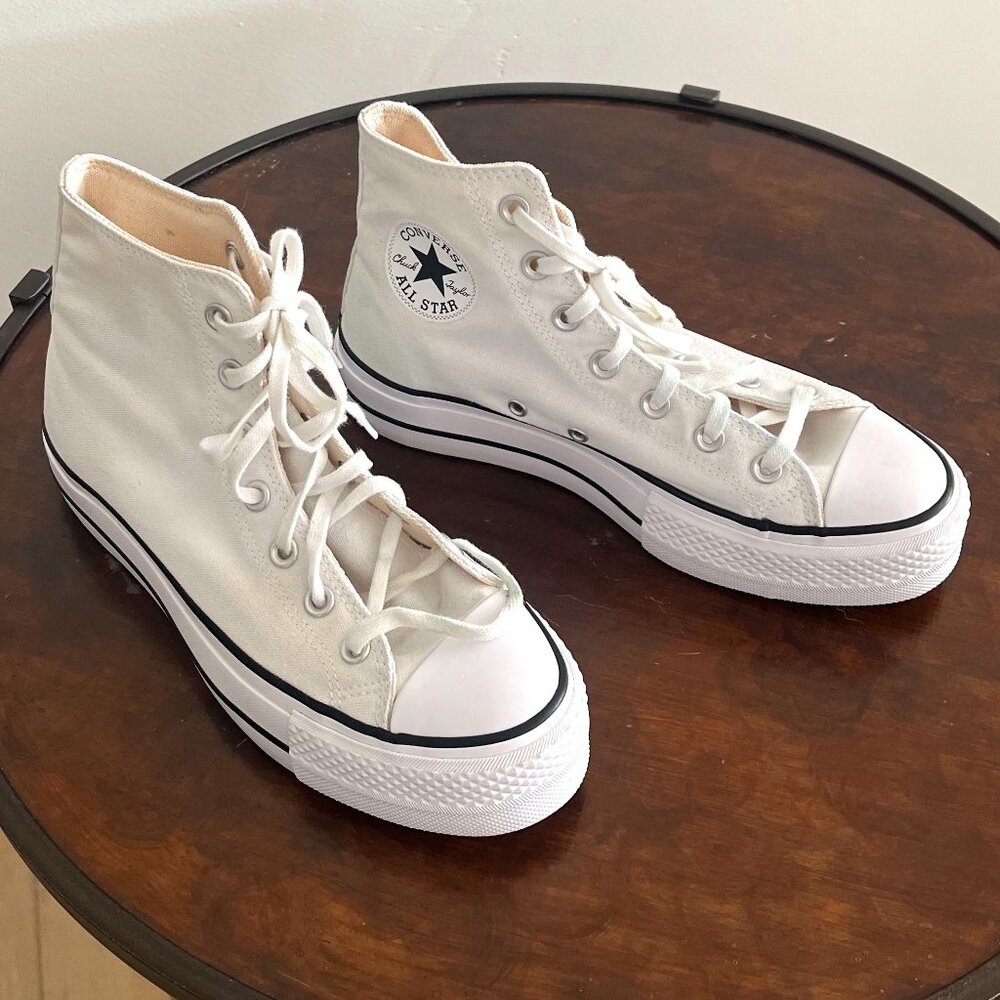 Converse All Star Platform High-Top Canvas, Size 8